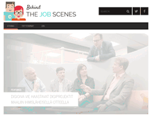 Tablet Screenshot of behindthejobscenes.com